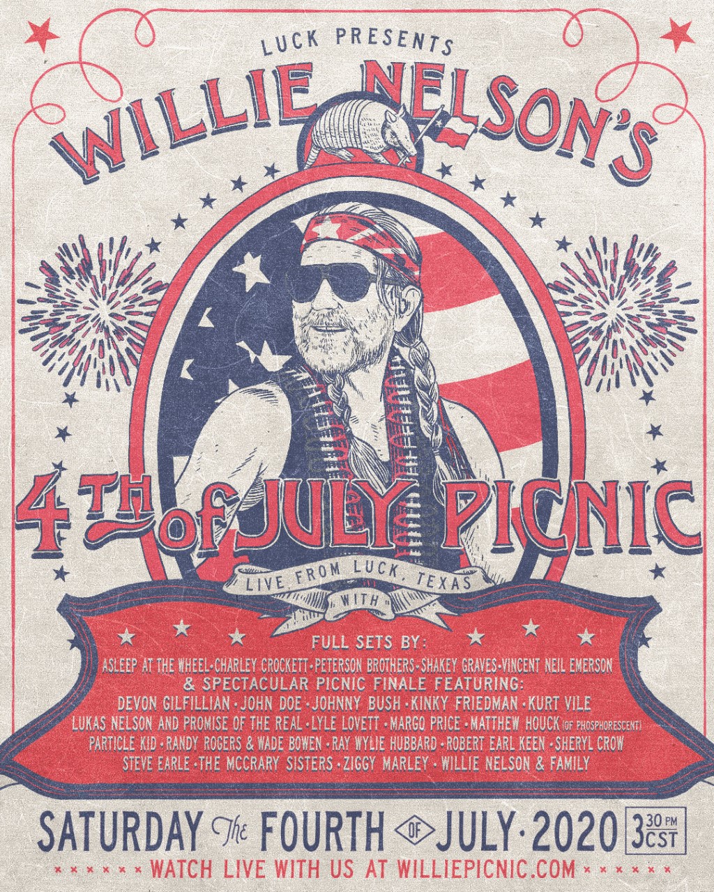 A Virtual 4th of July Picnic with Willie and Friends KUTX