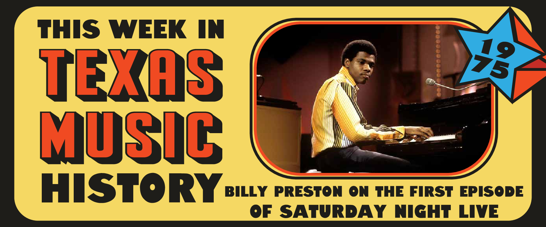 Billy Preston on first episode of Saturday Night Live KUTX